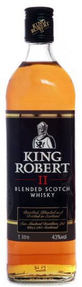King Robert II Scotch 43% 1 l (holá láhev)