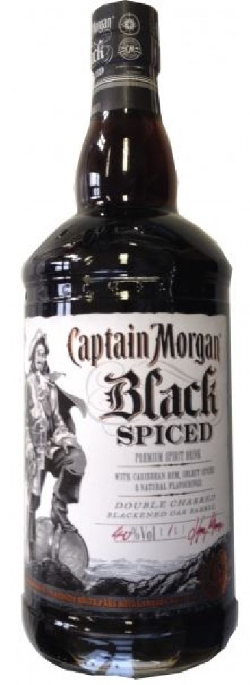 Captain Morgan Black Spiced 40% 1 l (Flasche ohne Inhalt)