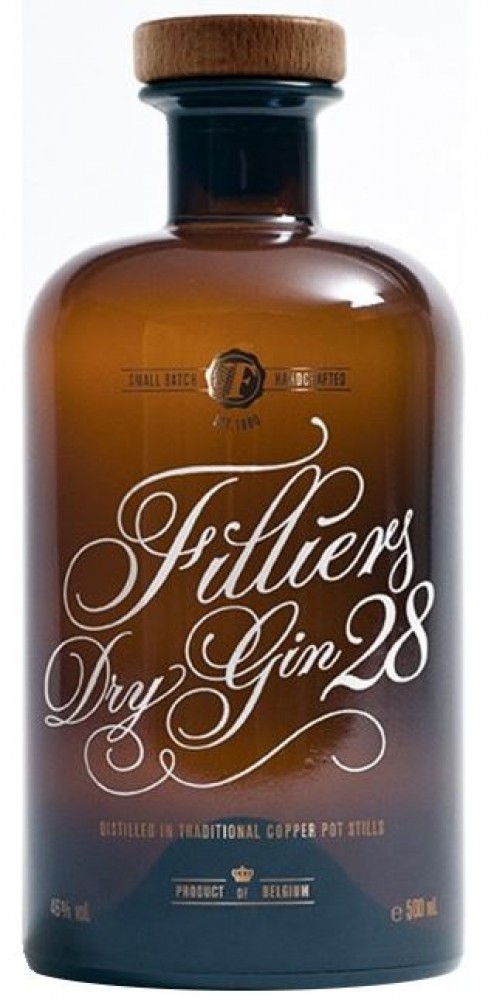 Filliers Dry Gin Classic 28 46% 0,5 l  (holá láhev)