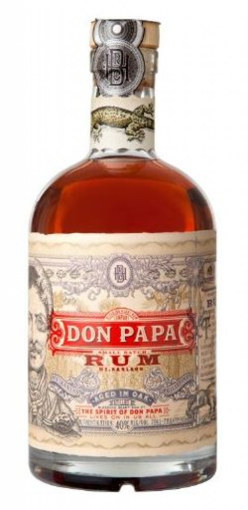 Don Papa Rum 7y 40% 0,7 l (bloße Flasche)