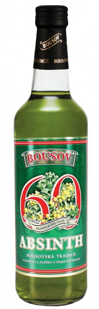 Absinth Bousov 60%  0,5 l (holá láhev)