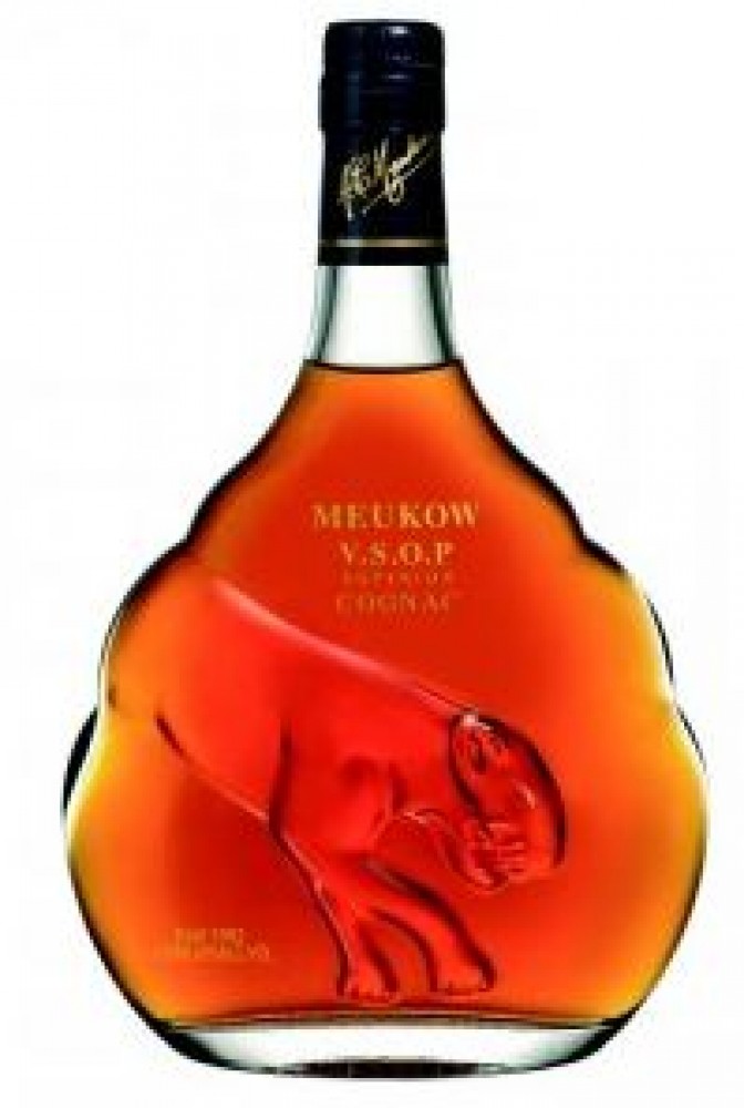 Meukow VSOP Cognac 40% 1 l (holá láhev)