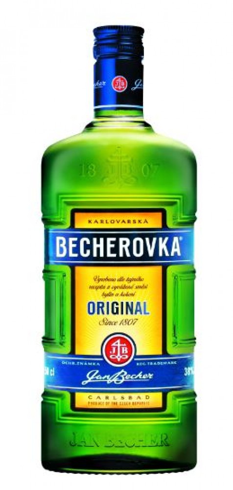 Becherovka 38% 0,5 l (holá láhev)