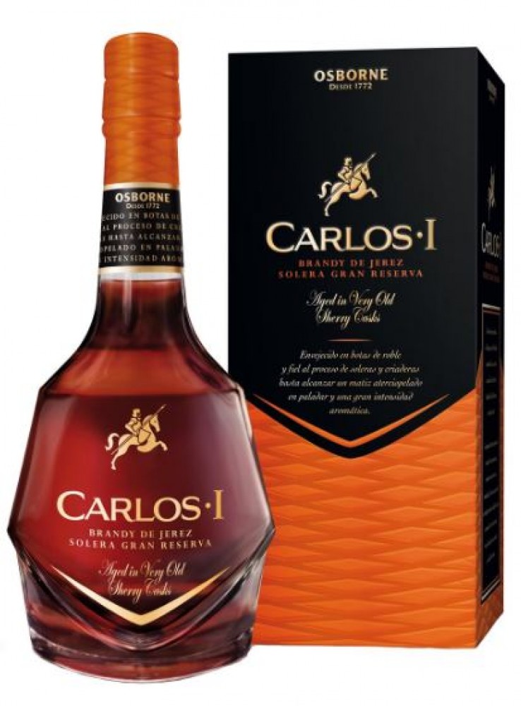 Carlos I Brandy de Jerez 40% 1 l (Karton)