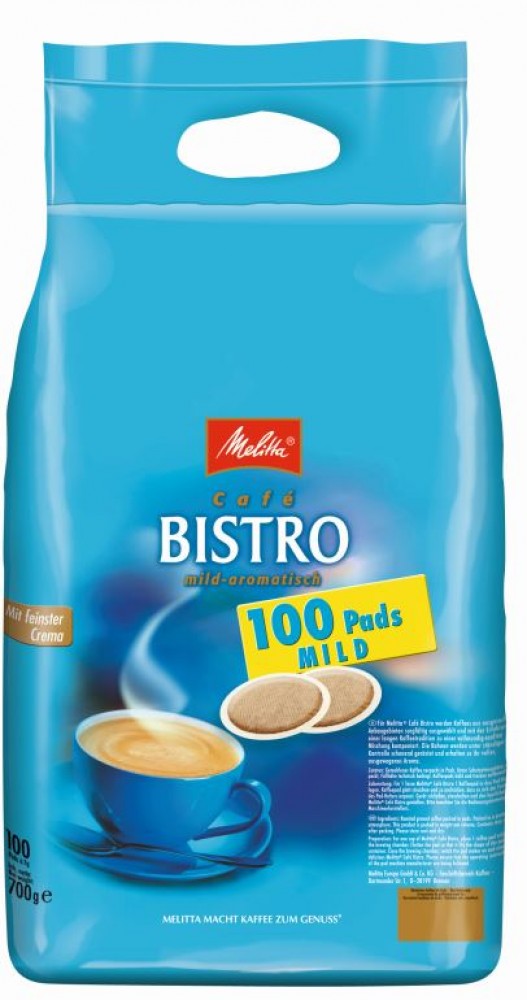 Melitta Bistro Mild pads 100 ks