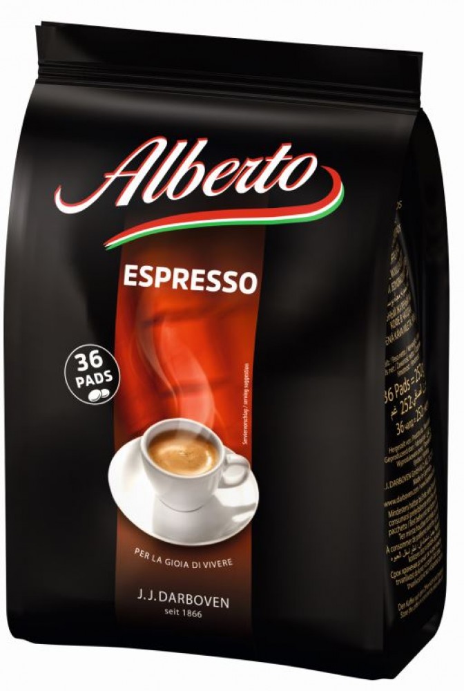 Alberto Espressopads 36 Stück