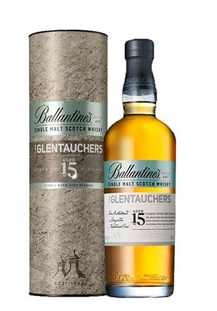 Ballantine's Glentauchers 15Y 40% 0,7 l (Tube)