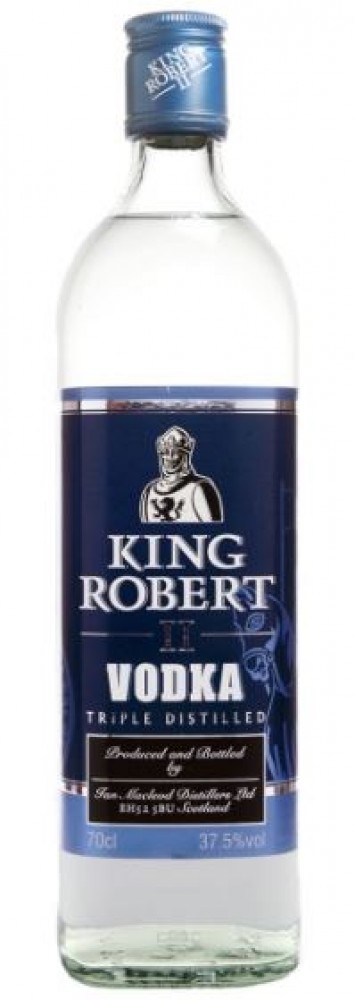 King Robert II. Vodka 43% 1 l (holá láhev)