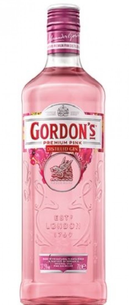 Gordon's Pink Gin 37,5% 1 l (holá láhev)