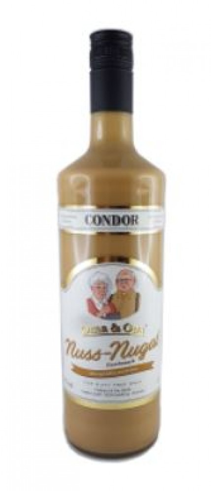 Oma & Opa Nuss-Nugat Sahnelikör 15% 1 l (holá láhev)