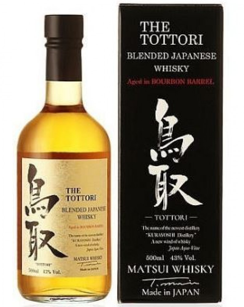 Das Tottori Bourbon-Fass 43% 0,5 l (Karton)