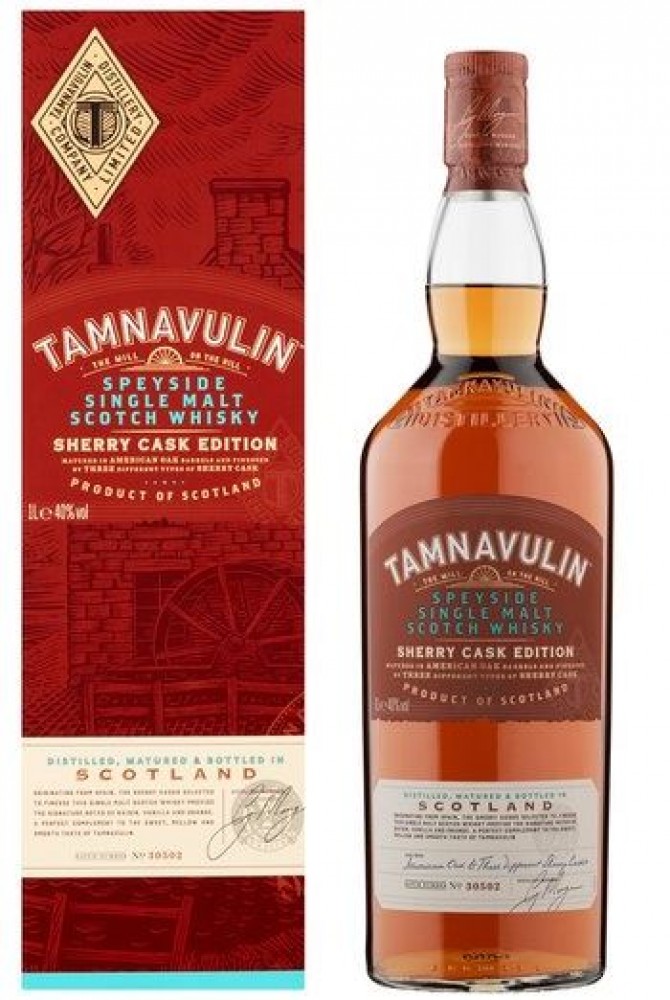 Tamnavulin Tempranillo Cask 40% 1 l (Karton)