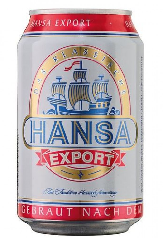 Hansa Export 5,1% 0,33 l plech