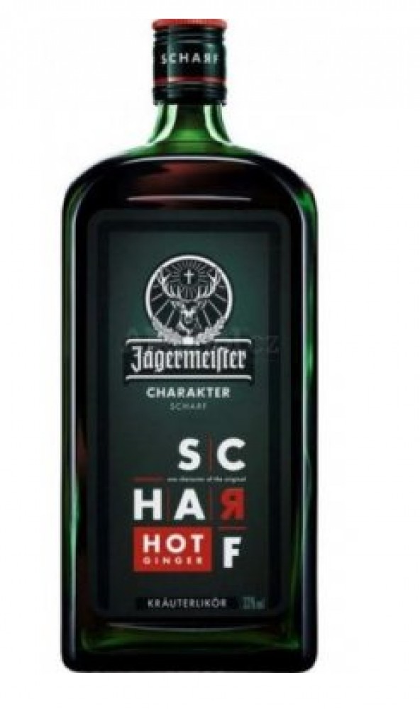 Jägermeister Scharf 33% 0,7 l (holá láhev)