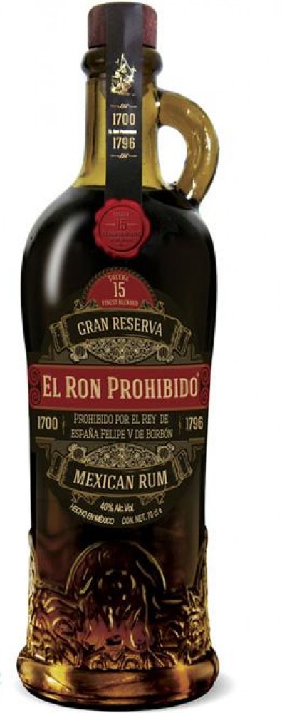 El Ron Prohibido Solera 15y 40% 0,7 l (bloße Flasche)