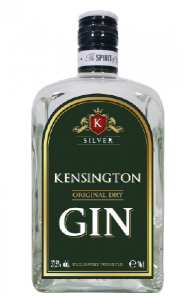Kensington Original Silver Gin 37,5% 0,7 l (holá láhev)