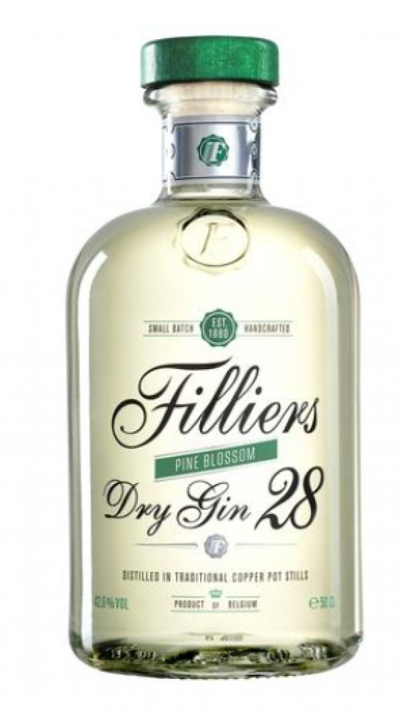 Filliers Dry Gin Pinienblüte 28 42,6% 0,5 l (bloße Flasche)