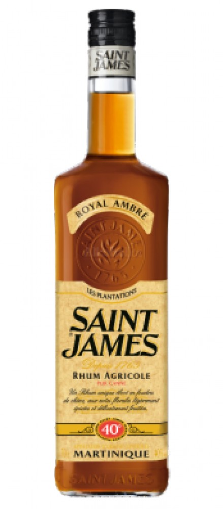 Saint James Royal Ambré Rum 40% 0,7 l (holá láhev)