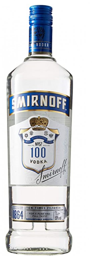 Smirnoff Blue 50% 1 l (holá láhev)