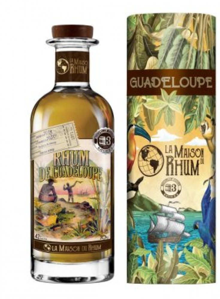 La Maison du Rhum Guadeloupe NO.3 42% 0,7 l (Tube)