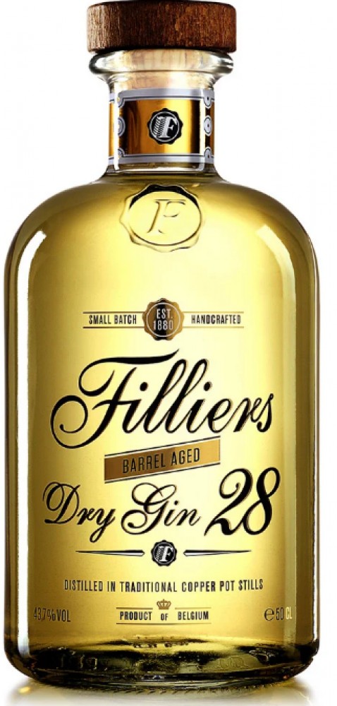 Filliers Barrel Aged Dry Gin 28 43,7% 0,5 l (einfache Flasche)