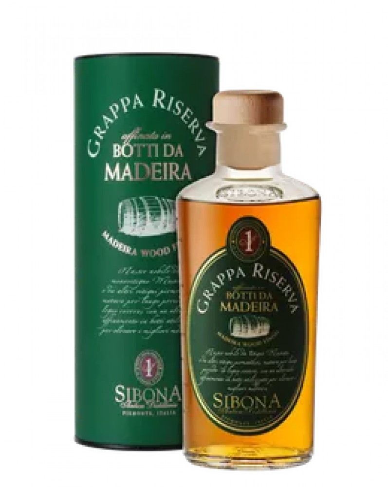 Sibona Grappa Riserva Botti Da Madeira 40% 0,5 l (tuba)