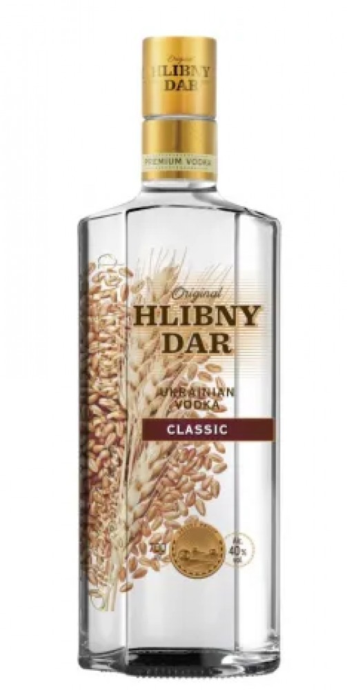 Vodka Hlibny Dar Classic 40% 0,7 l (holá láhev)
