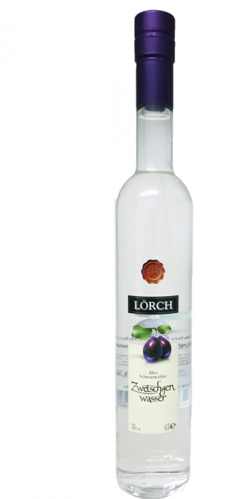 Lörch Zwetschgen Wasser 38% 0,5 l (bloße Flasche)