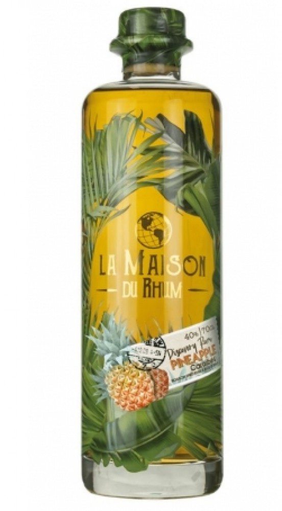 La Maison Du Rhum Pineapple 40% 0,7 l (bloße Flasche)