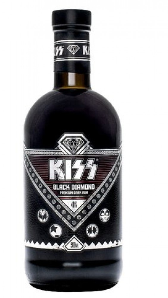 KISS Black Diamond Rum 45% 0,5 l (bloße Flasche)