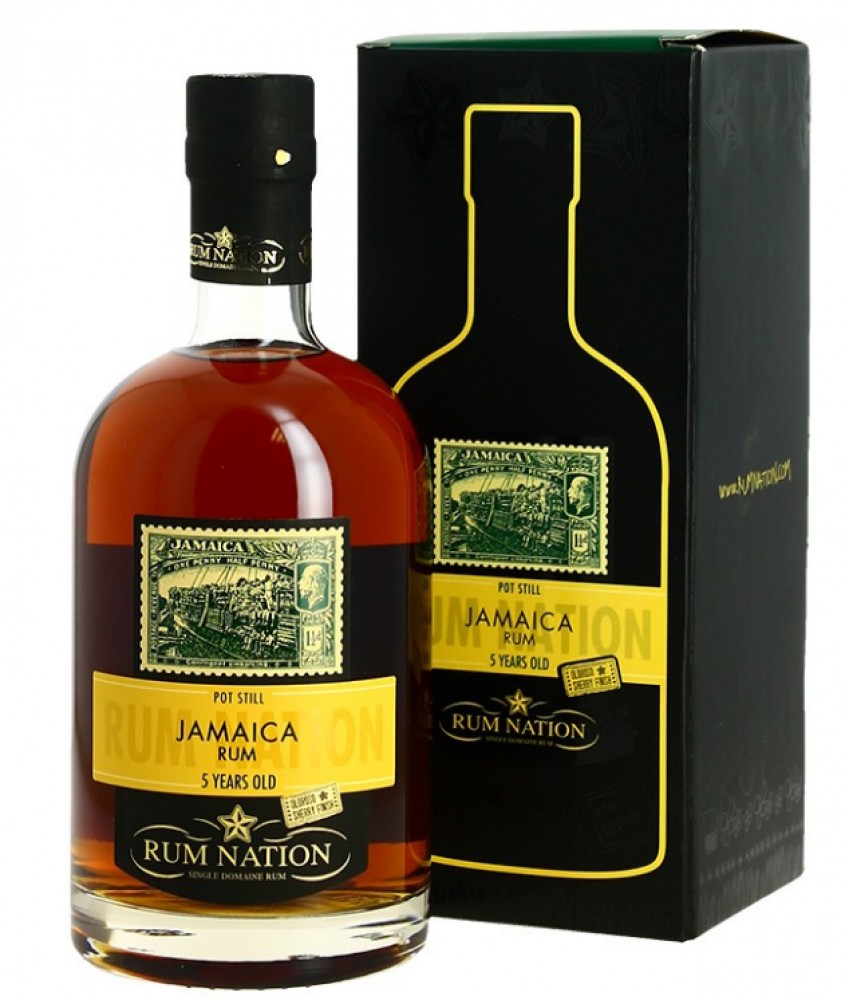 Rum Nation Jamaika 5Y 50% 0,7 l (Karton)