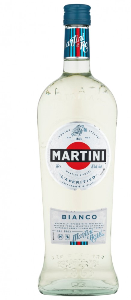 Martini Bianco 15% 1 l (bloße Flasche)