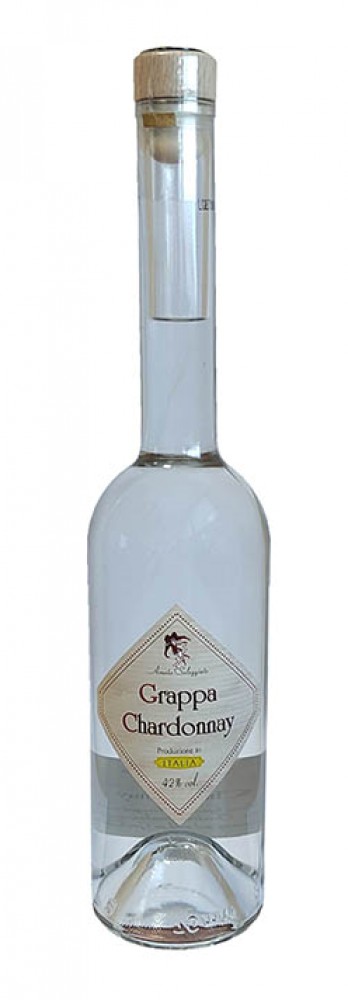 Grappa Di Chardonnay 42% 0,5 l (einfache Flasche)