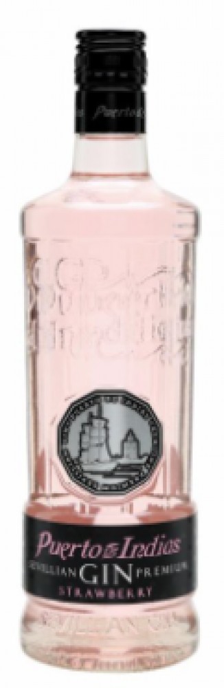 Gin Puerto De Indias Erdbeere 37,5% 0,7 l (bloße Flasche)