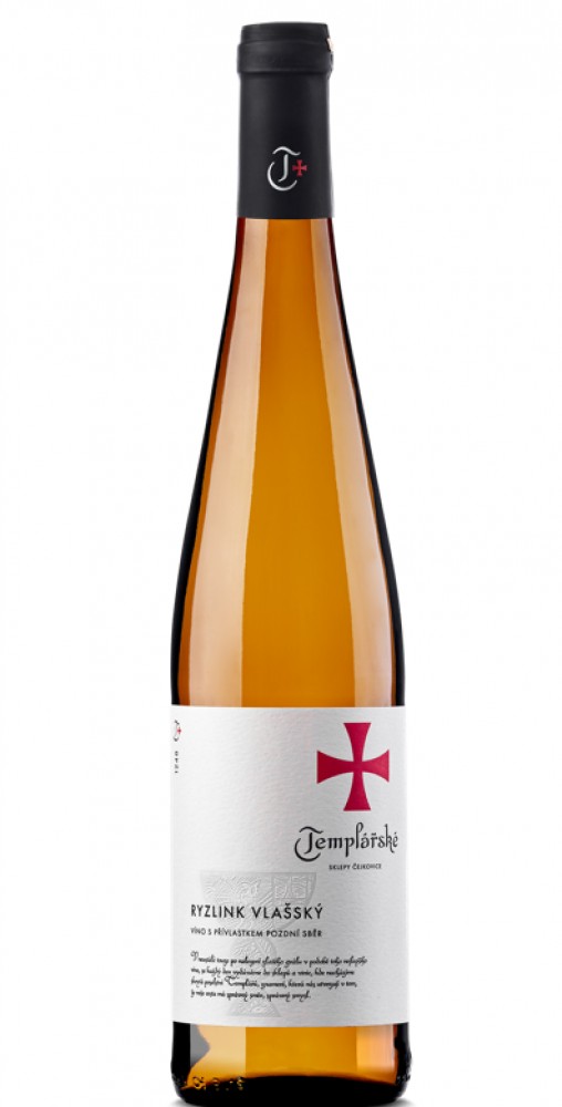 Templářské Sklepy Ryzlink Vlašský 12,5% 0,75L (holá lahev)