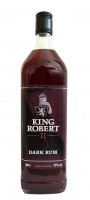 König Robert II. Dunkler Rum 43% 1 l (bloße Flasche) 