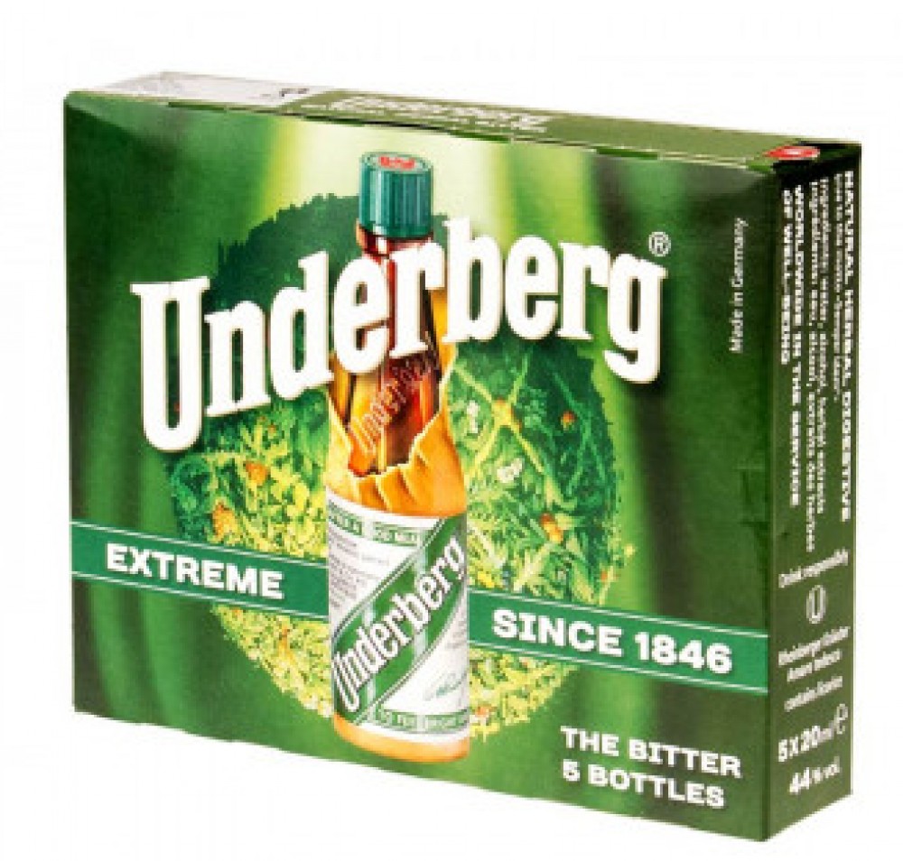 Underberg 5x 20 ml 44%