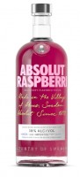 Absolut  Raspberri 38% 1 l (holá láhev) 
