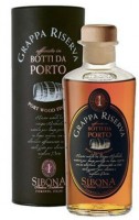 Sibona Grappa Riserva Botti Da Porto 40% 0,5 l (Karton) 