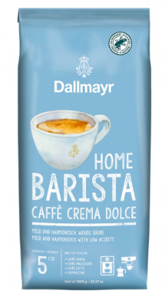 Dallmayr Home Barista Caffé Crema Dolce zrnková káva 1 kg