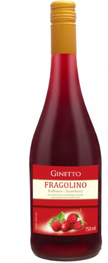 Ginetto Fragolino Erdbeere 10% 0,75 l (bloße Flasche)