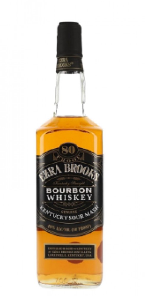 Ezra Brooks Black Label 40% 0,7 l (bloße Flasche)