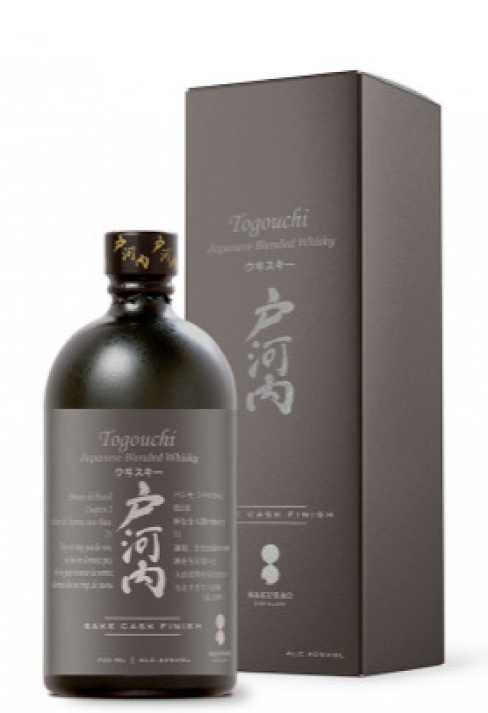 Togouchi Sake Cask Finisch Japanischer Whisky 40% 0,7 l (Karton)