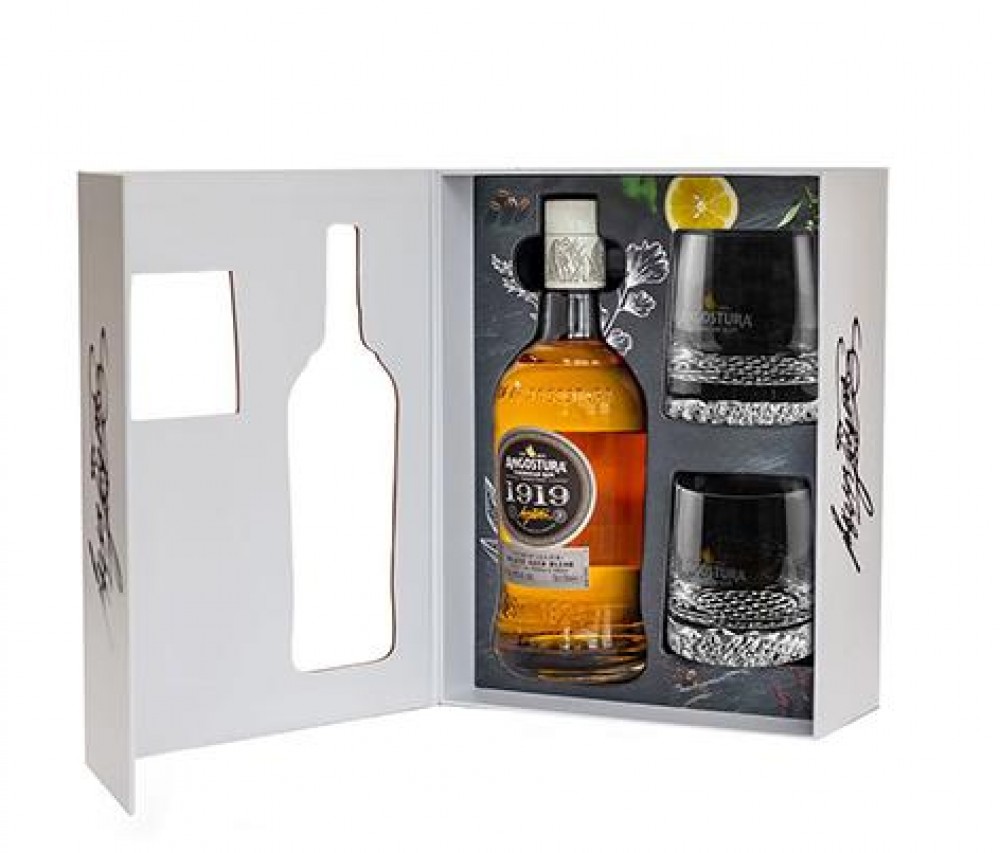 Angostura 1919 Premium + Gläser 40% 0,7 l (Karton)