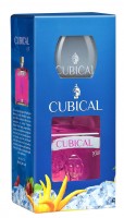 Gin Cubical Kiss + Glas 37,5% 0,7 l (Karton) 