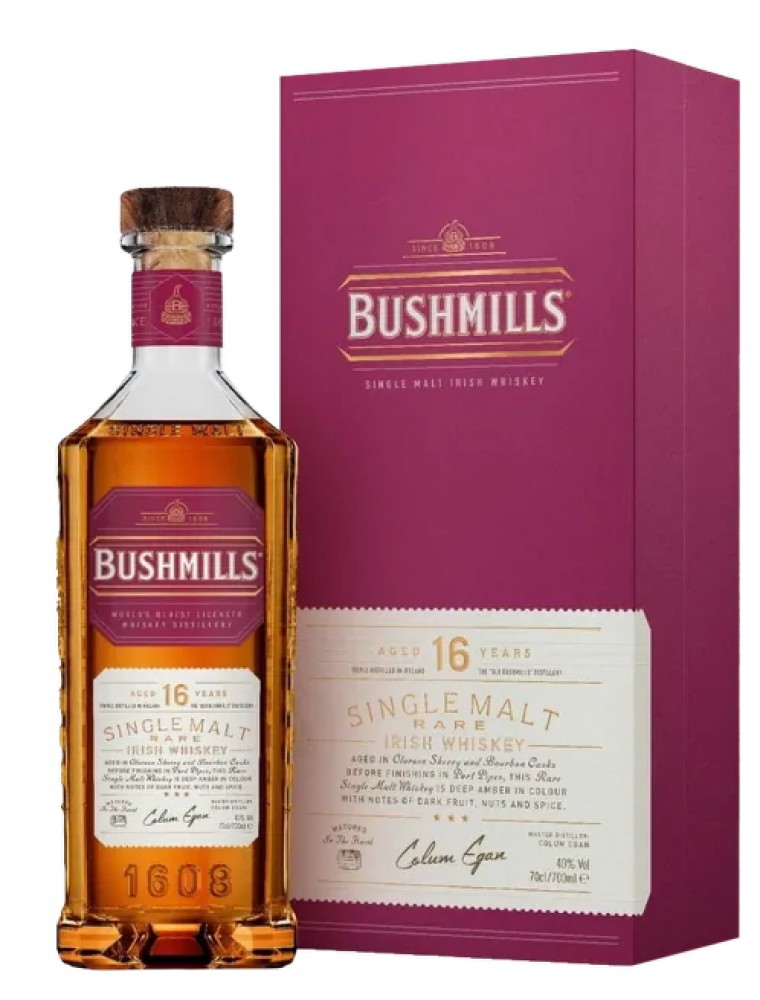 Bushmills Single Malt 16Y   40% 0,7 l (karton)