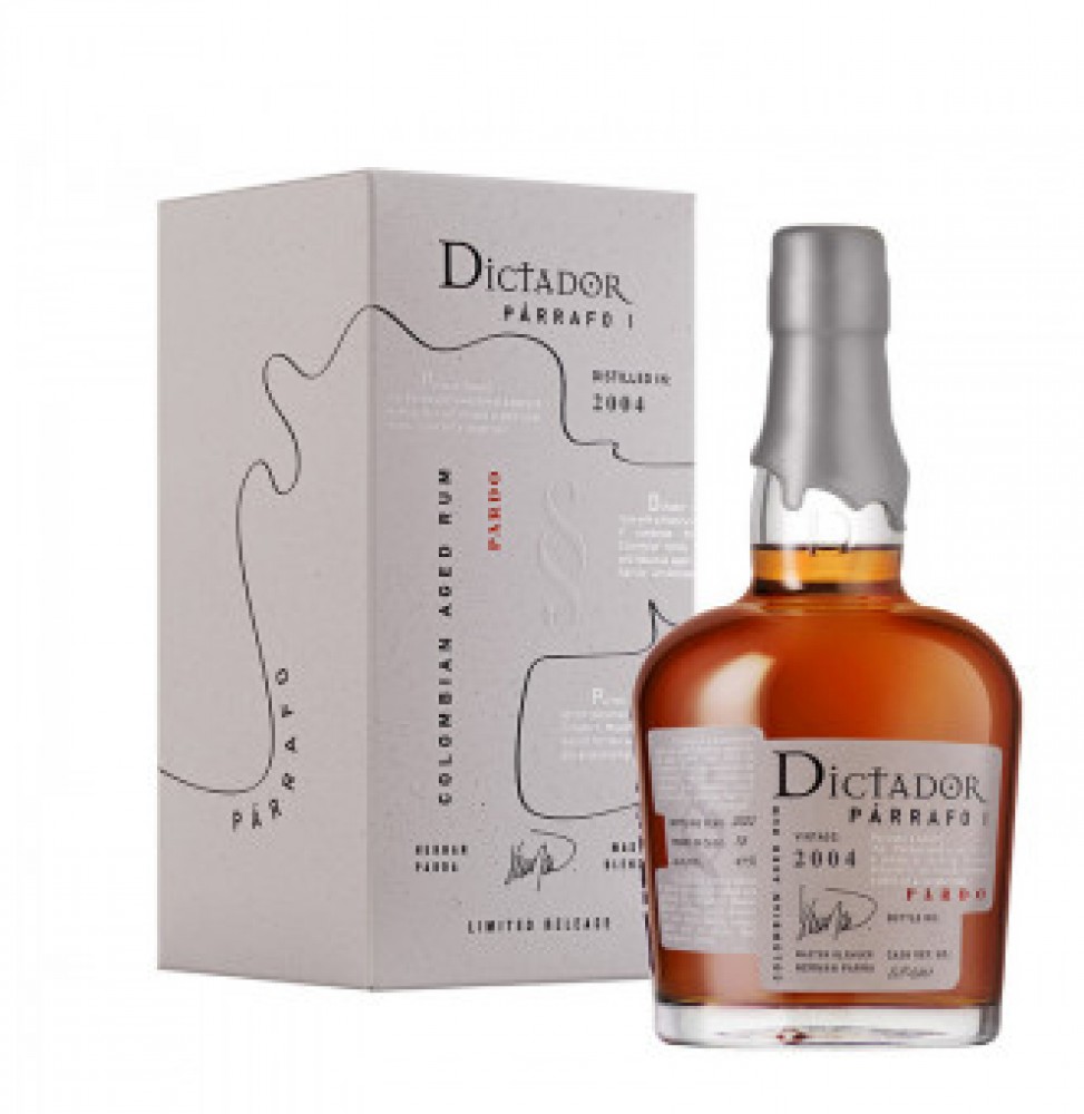 Dictador Parrafo Pardo 18Y 2004  41% 0,7 l (karton)