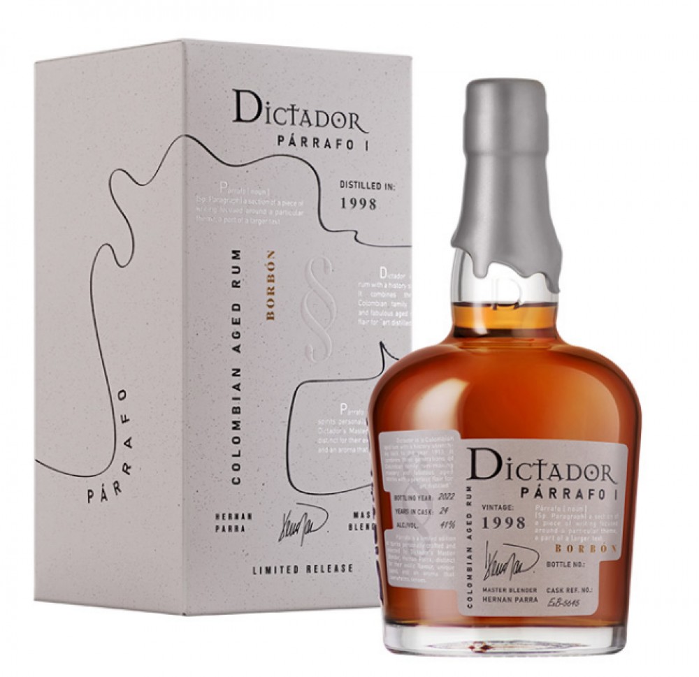 Dictador Parrafo Borbon 24y 1998 41% 0,7 l (karton)
