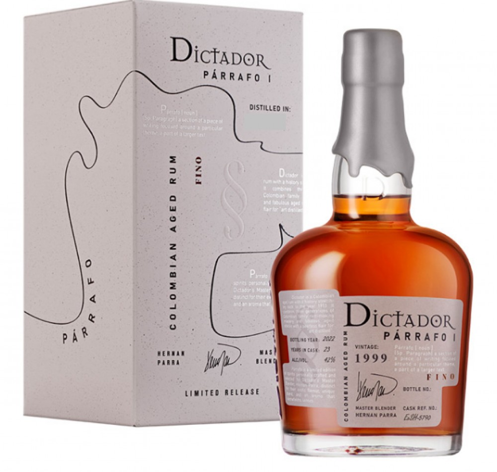Dictador Parrafo Fino 23Y 1999 42% 0,7 l (Karton)