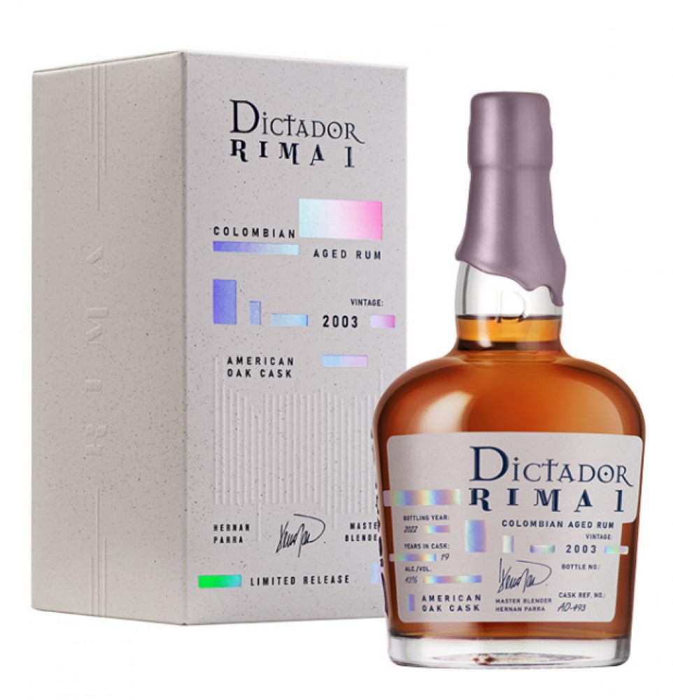 Dictador Rima American Oak Cask 19y 2003 43% 0,7 l (karton)